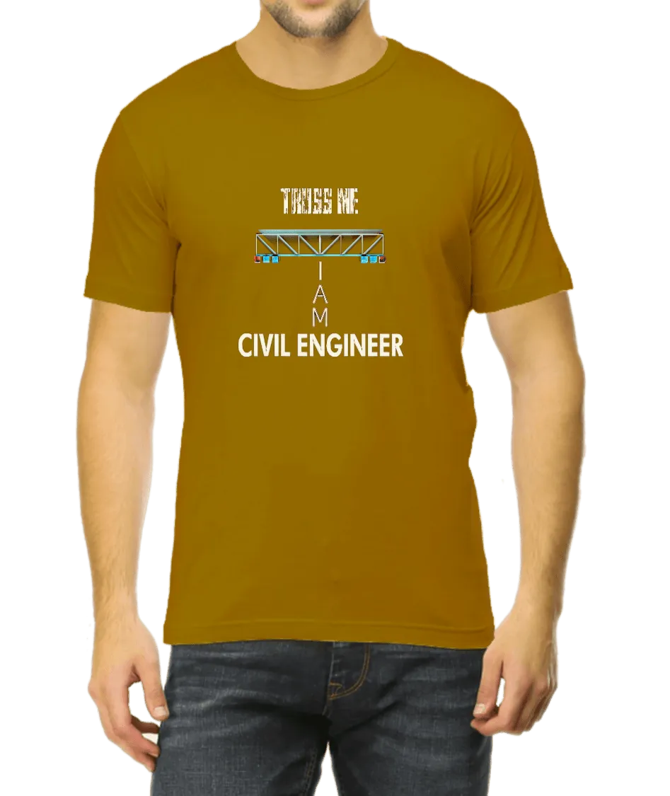 Civil Engineer T Shirt for Men D51
