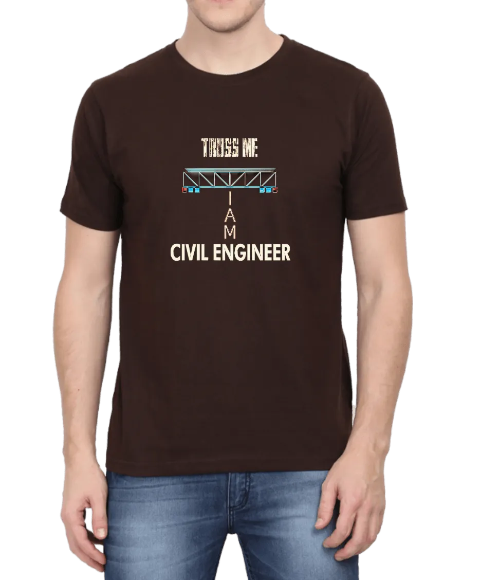 Civil Engineer T Shirt for Men D51