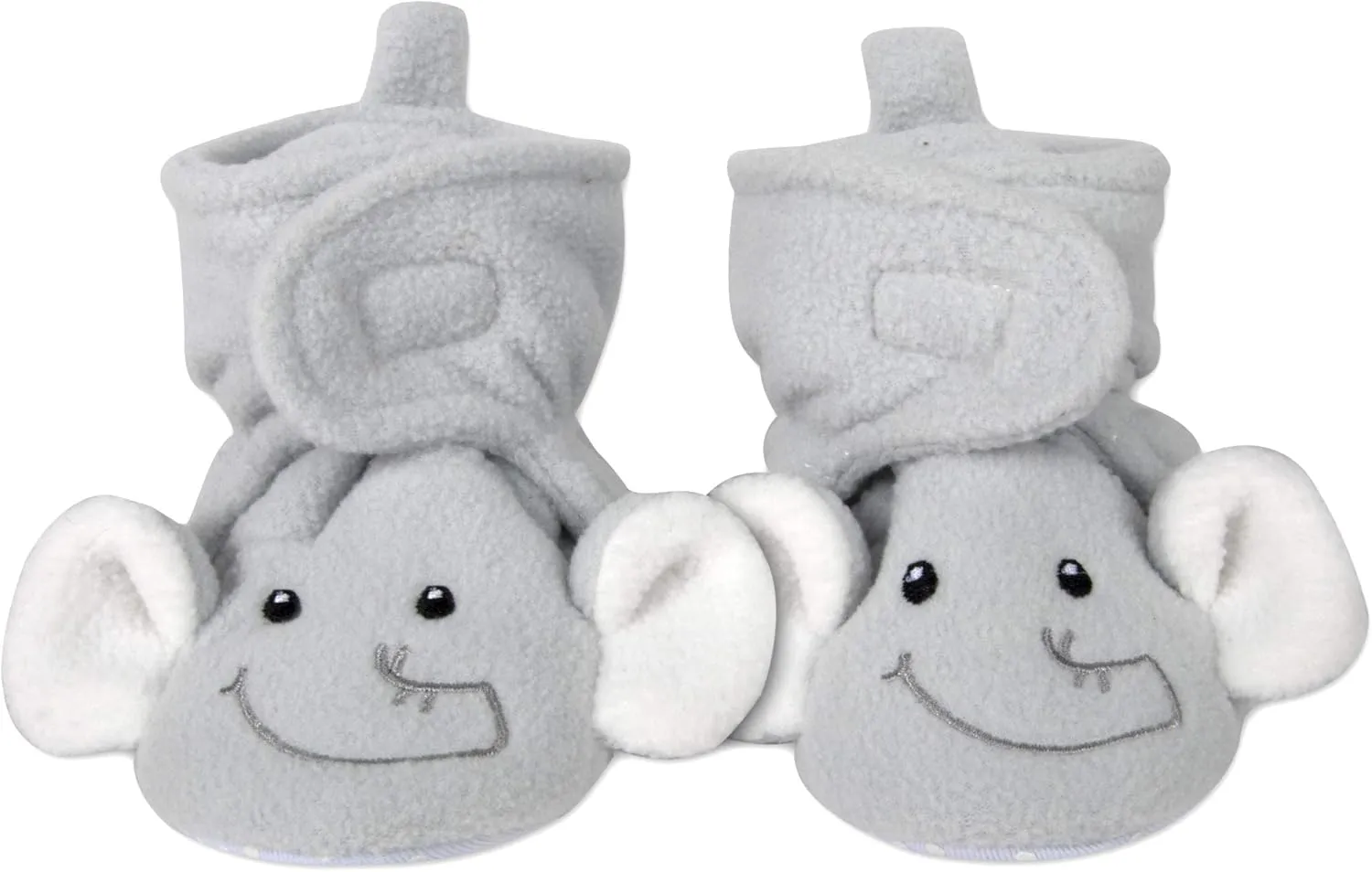 Cozy Fleece Baby Booties- Sherpa Baby Crib Booties Soft Soled Winter Shoes Unisex Fleece Booties Baby Boy, Baby Girl 0-6 Months