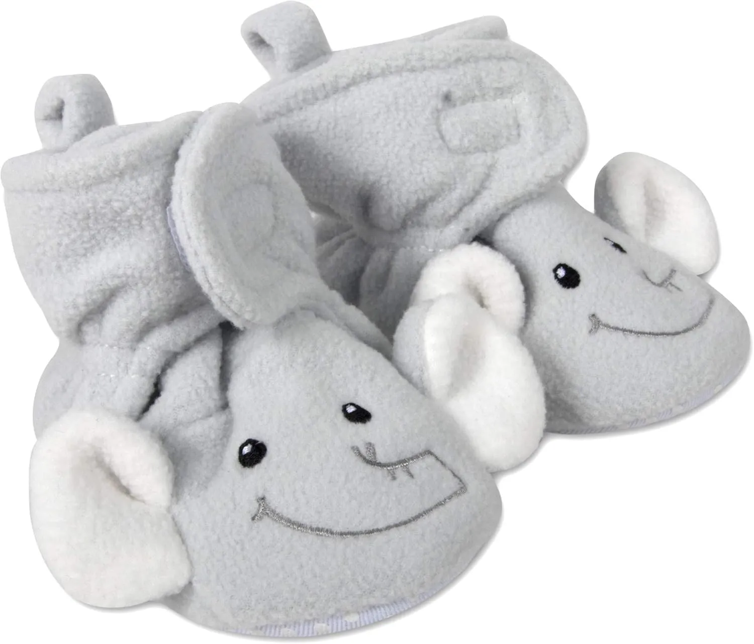Cozy Fleece Baby Booties- Sherpa Baby Crib Booties Soft Soled Winter Shoes Unisex Fleece Booties Baby Boy, Baby Girl 0-6 Months