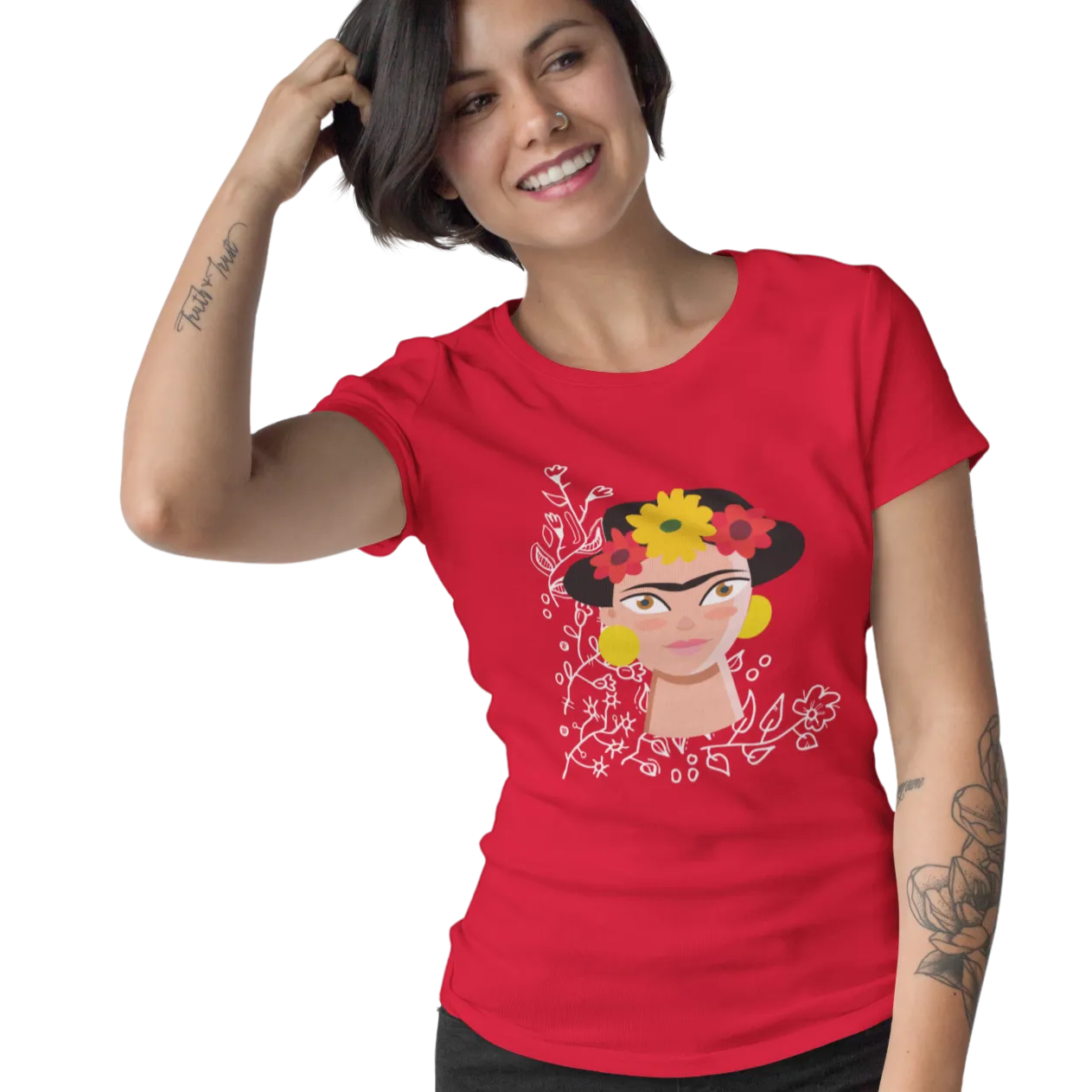 Frida Says T Shirt for Women D35