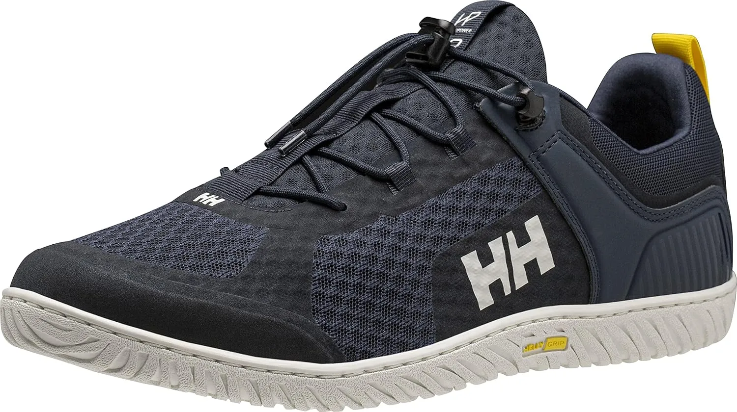Helly-Hansen Mens HP Foil V2 Lightweight Breathable Sailing Watersports Shoes, 597 Navy/Off White - 13