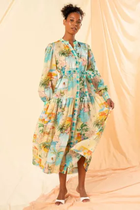 Oceana Maxi Shirtdress