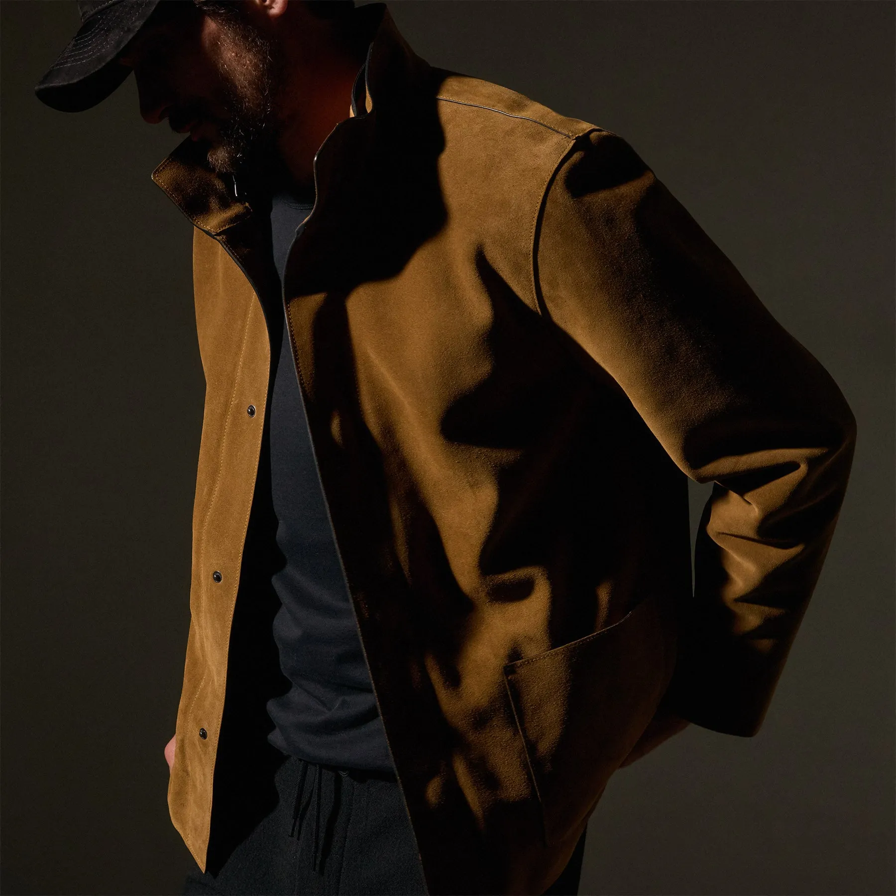 Suede Ranch Jacket - Tobacco