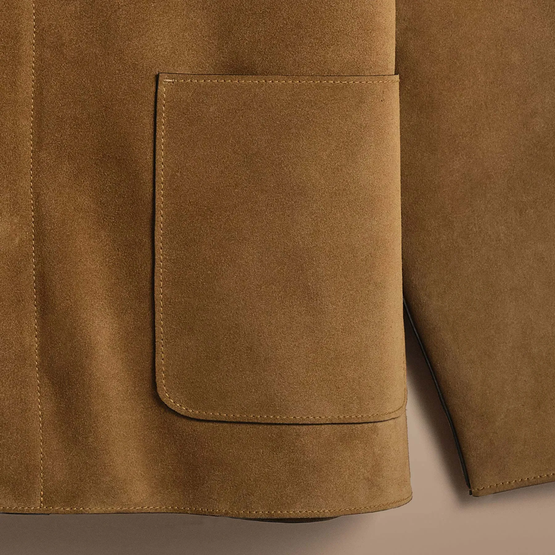 Suede Ranch Jacket - Tobacco